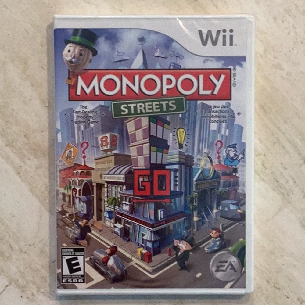 Monopoly Streets Nintendo Wii Game Brand New Factory Sealed